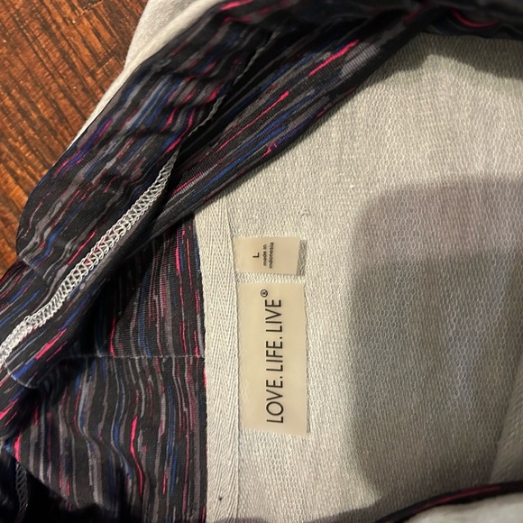 Gray Cowl Neck Pullover Sweatshirt with Adjustable Drawstrings - Picture 9 of 9